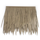 Gazebo PE Plastic Thatch Roofing Material Fire Proof Resistance