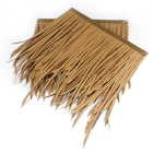 Dajia Plastic Thatch Roofing Material , 500mm Straw Roof Material