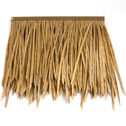500*500mm Heavy Duty Type Water Reed Fire resistance minent swivel Palm Leaf Thatched Best Price Artificial Roof Tile