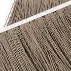 fireproof Plastic Thatch Roofing Material , PVC PE Synthetic Palm Thatch