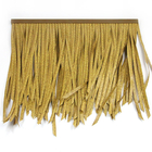 Fireproof Synthetic Palm Thatch , Corrosion Resistant Fake Thatch Roofing Material