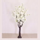 OEM Artificial Cherry Blossom Trees For Weddings , Iron Foundation Fake Sakura Tree
