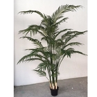 Dypsislutescens Artificial Bonsai Plants , 1m Faux Areca Palm Tree
