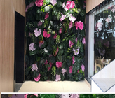 Vertical UNReal Artificial Green Wall Backdrop For Home Decoration