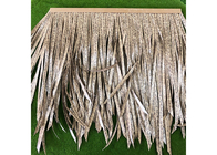 500*500mm Synthetic Roof Thatch Tiles Straw Color For Resorts