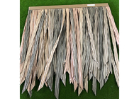 Straw Artificial Palm Leaf Roofing , Rust Proof plastic thatch roof