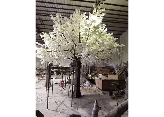 Fiberglass Artificial Blossom Tree Steel Pipe Supporting Structure