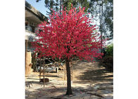 Wood Artificial Blossom Tree , 1m Wedding Fake Pink Blossom Tree