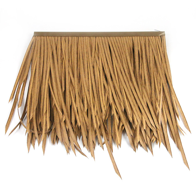Dajia Plastic Thatch Roofing Material , 500mm Straw Roof Material