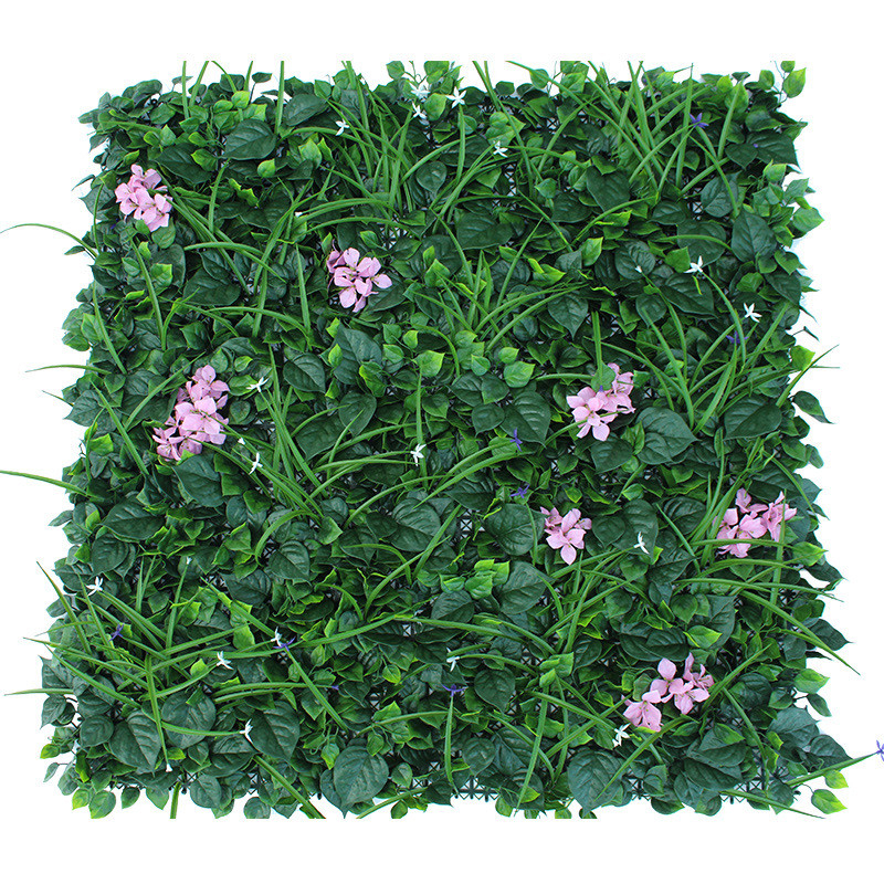 Plastic Grass Topiary Artificial Faux Boxwood Hedge Green Panels Wall For Indoor Decor Artificial Plant Wall and Turf