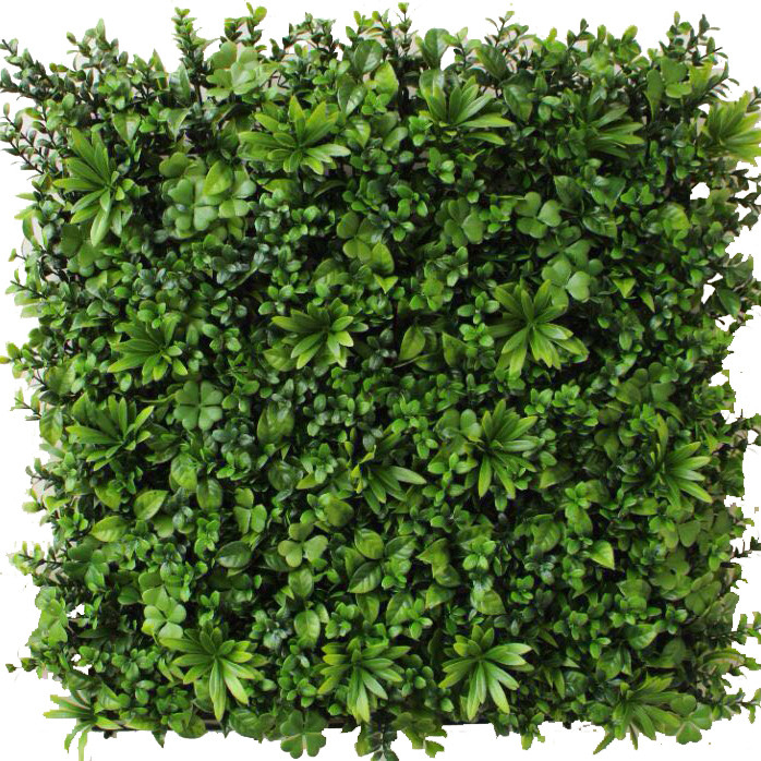 Plastic Realistic Look Artificial Green Wall UV Certification