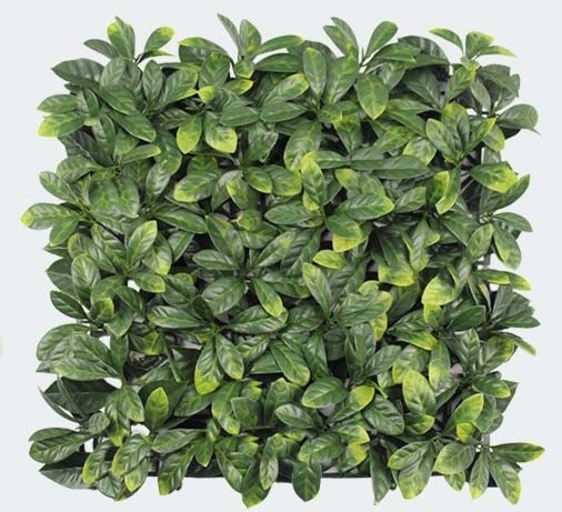 Indoor Luxurious 4.8CM Artificial Green Wall For Garden Hedge Fence Panel