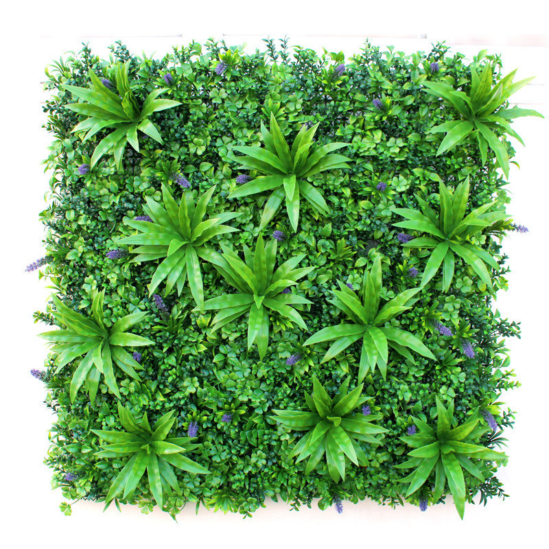Synthetic 1m Fake Green Wall Panels Eco Friendly with 8 years Life time