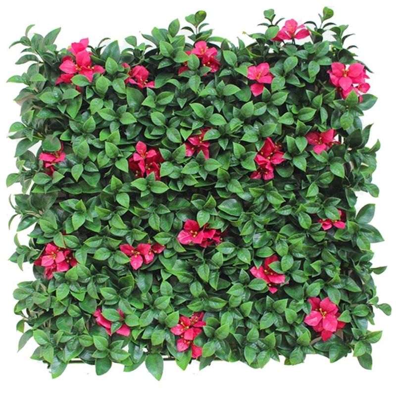 100*100cm Artificial Green Wall PE Plastic UV Protected