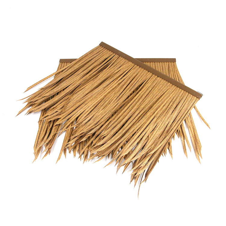 Plastic Rust Proof PVC 	Synthetic Roof Thatch Material
