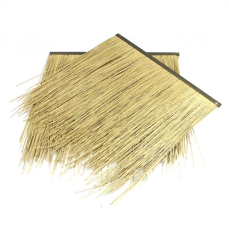 Root Proof Bali 	Synthetic Roof Thatch , Natural Color Tiki Roof Material