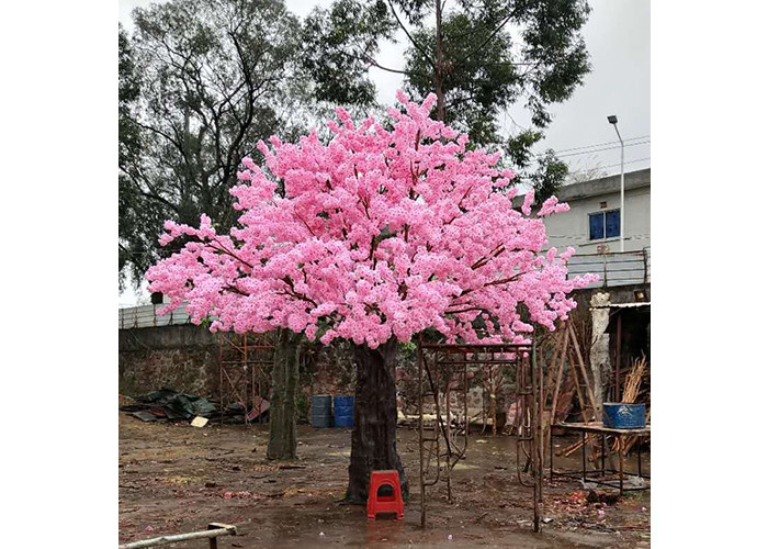 Uv protection Faux Cherry Blossom Tree , 1 meter Flower Tree Artificial